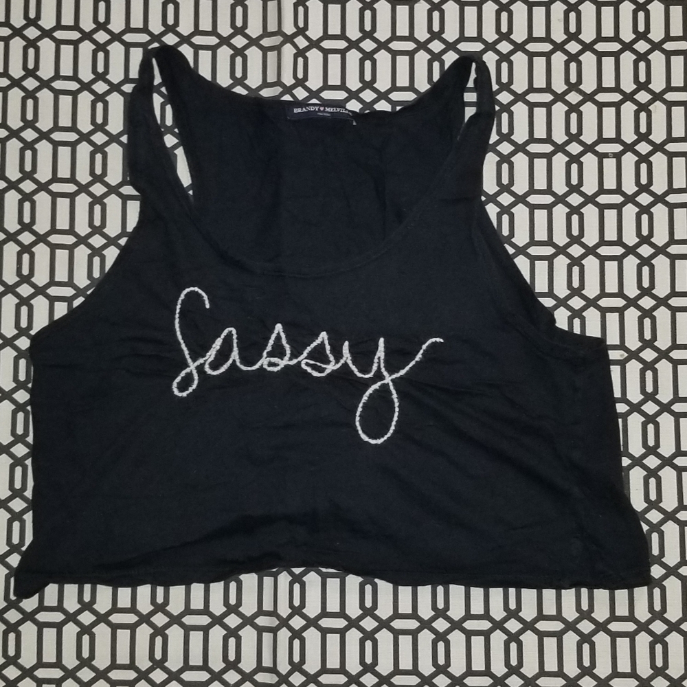 Brandy Melville Mid drift shirt